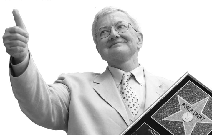 Roger Ebert giving Thumbs up