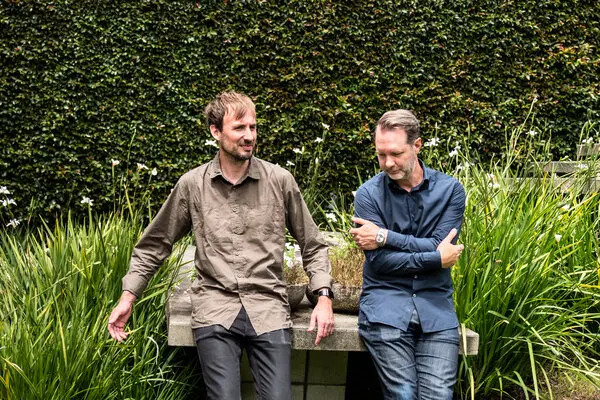 Karl von Randow, left, and Matthew Buchanan, the co-founders of Letterboxd.