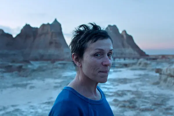 Frances McDormand in “Normadland.” The film won the top prize at the Gothams on Monday.